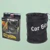 Estoque Pronta Entrega de Fábrica Lixeira para Carro Lixeira de Carro Dobrável Balde de Armazenamento Redondo Bolsa de Armazenamento para Carro