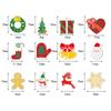 Set Espiral de Bandera Navideña Nueva de Amazon Transfronterizo Decoración y Suministros de Arreglo de Dibujos Animados para Fiesta de Navidad al por Mayor