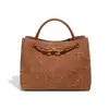 Novedad 2025 Bolso de Mano Casual con Lazo Esmerilado Moda Europea y Americana Bolso Cruzado Casual Bolso Tejido Popular en Internet de un Solo Hombro