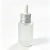 Fabricante especializado em frascos dispensadores de óleo essencial de ombro reto 20ml-120ml embalagens de vidro de alta qualidade para cuidados com a pele