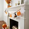 Suministro exclusivo transfronterizo: Decoración de Fiesta de Halloween con Banderín de Fieltro de Calabaza Fantasma Sombrero de Bruja Bandera Colgante Oem Dropshipping