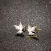 Comercio Exterior Transfronterizo Nueva Serie Estilo Punk Aretes de Águila Hueca Personalizados Retro Acero Inoxidable Aretes de Pájaro Al Por Mayor