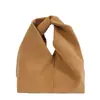 Bolso de mano popular de comercio exterior, bolso con forma de nube para mujer, de alta gama y elegante, gamuza plisada, bolso de hombro simple y elegante, bolso de moda