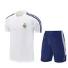 2526 Real Madrid Manga Corta Miami Uniforme de Entrenamiento Adulto Manga Corta Uniforme de Fútbol Transpirable Nápoles Traje de Manga Corta