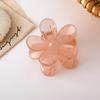 Jelly Color Flower Clip Coreano Internet Red Blogger Mesmo Estilo Parte de Trás da Cabeça Rabo de Cavalo Hairpin Hairpin Headwear Transfronteiriço para Mulheres