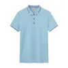 Camisa Polo Ropa de Trabajo Personalizada con Bordado de Logo Ropa de Trabajo para Equipo Seda de Hielo Manga Corta Verano Publicidad Camisa Cultural Camiseta