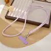 Cuerda de Peluche Casual y de Moda Cadena Cruzada de Lentejuelas de Colores Colgante para Teléfono Móvil Fuerte y Duradero Se Puede Llevar en la Espalda Cordón Antiperdida para Teléfono Móvil