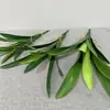 Plantas verdes artificiais, orquídeas pendentes, folhas de orquídea, decorações de micro paisagem, itens decorativos para quartos modelo, decoração macia de piso, plantas falsas