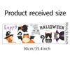 Nuevo Halloween 013, pegatinas de pared autoadhesivas para decoración de ventanas y vidrios con diseño de gato de dibujos animados para fiesta de Halloween.