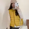 90 Plumas de Pato Branco Estilo Coreano Colete de Penas Roupa Externa Feminina 2026 Outono/Inverno Nova Moda Leve Colete Canelado Tendência Pinghu