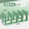 Suporte de Livro Organizador de Livros de Mesa Painel Divisório Suporte para Livros Rack de Armazenamento Transparente de Acrílico