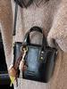 Bolso de Cubo Retro Casual para Llevar en la Mano para Mujer 2025 Otoño Nueva Tendencia Moda Bolso de Hombro Estilo Coreano Bolso de Mujer de Aspecto Elegante