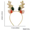 Faixa de Cabeça de Ano Novo e Natal Faixa de Cabeça para Crianças Decorações de Festa de Natal Adereços Chapéu de Natal Chapéu de Palhaço Faixa de Cabeça Acessórios de Cabelo
