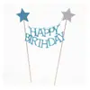 Feliz Cumpleaños Decoración de Pastel Repostería Postre Bandera Feliz Cumpleaños Banderín Pequeño Fiesta Montaje de Fiesta