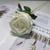 Ramo de rosas princesa de lujo ligero y único, flores falsas para decoración de sala de estar, sensación hidratante, flores artificiales, decoración de rosas para el hogar.