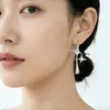 Pendientes Ráfaga de Gota de Agua 2026 Nuevos Pendientes de Diseño de Nicho de Moda para Mujer Clavos Elegantes Colgantes Estrellas
