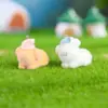 Resina Flocada Fofo Cachorrinho Capa de Celular Bolsa Pingente Chaveiro DIY Ornamento Pendurado Acessório Feito à Mão