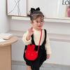 2022 Novo Coelhinho de Pelúcia Infantil Crossbody Bolsa Estilo Coreano Meninas Bonitas Bolsa de Ombro Bolsa de Moedas Infantil