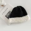 Gorro de Felpa Tejido Hecho a Mano para Celebraciones de Internet, Estilo Versátil, Grueso, Cálido, Protege Orejas y Cara, Gorro Pequeño de Lana, Estilo Coreano, Moderno para Niños