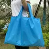 Bolsa dobrável de proteção ambiental de desenho animado japonês bolsa de compras de proteção ambiental em tecido Oxford bolsa de armazenamento portátil bolsa de compras grande para supermercado