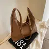 Bolsa Grande para Comutador de Moda Feminina 2024 Nova Vintage Design de Nicho Bolsa Tote de Ombro de Alta Qualidade