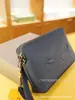 Cartera de Mano de Cuero Genuino de Doble Capa para Hombre Marca H con Caja de Regalo para Comercio Exterior Transfronterizo