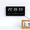 Reloj de Pared Digital LED Calendario Perpetuo Digital Reloj Digital Sala de Estar Reloj de Pared Grande Calendario Digital Luminoso Inteligente Suministro Directo de Fábrica