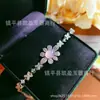 Novo modelo de pulseira banhada a prata de alta qualidade com calcedônia verde e ágata, nova pulseira feminina estilo chinês para presente