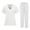 Trajes de Scrubs de Corte Recto Estilo Europeo y Americano para TikTok, Uniformes Médicos, Uniformes de Enfermera para Clínica Veterinaria, Ropa de Trabajo para Doctor