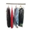 Saco transparente para pendurar roupas, saco de pó espesso, saco plástico PE, casaco, roupa, terno, capa para pendurar