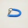 Cuerdas Elásticas de Plástico al por Mayor del Fabricante, Llaveros de Colores Dulces, Cordones con Tarjetero para Llavero, Cuerdas Retráctiles de Colores