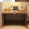 Escritorio de computadora, escritorio para estudiantes para uso en casa, escritorio simple para adultos, escritorio pequeño para apartamentos pequeños, patas de madera maciza, escritorio de oficina, escritorio de estudio, estación de trabajo