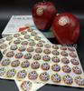 Adesivo de Etiqueta de Fruta Preferencial de Fábrica Colorido Laser Base Papel Artesanato Maçã Laranja Morango Cereja Embalagem Adesivo