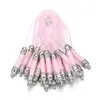 Corrente para celular K multicolorida branca, cordão trançado para pendurar com fecho lagosta, acessórios de joalheria, chaveiro pingente DIY feito à mão