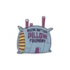 Dibujos Animados Europeos y Americanos Bob Esponja Paixing Sofá Divertido Periférico Papas Fritas Lindo Dibujo Animado Broche de Metal