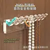 Organizador de Joyería Colgante para Detrás de la Puerta del Gabinete del Espejo, Colgador de Pared Anti-Enredo para Collares, Pulseras y Aretes, No Requiere Taladro