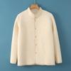 Traje de casa de manga larga para mediana edad y ancianos chal a prueba de frío chaleco para columna cervical ropa de dormir chaleco con hombrera otoño e invierno cálido