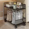 Prateleira Móvel para Mochilas Escolares no Atacado, Cesta de Armazenamento sob a Mesa, Armazenamento Doméstico, Armazenamento de Mesa, Carrinho com Rodas, Armazenamento de Estante