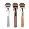 Nuevo Pincel para Base de Maquillaje con Forma de Lengua, Ultradelgado, Base de Maquillaje Sin Marcas, Cabeza Plana, Herramienta de Belleza con Forma de Abanico Especial, Venta al por Mayor de Pinceles de Maquillaje del Fabricante