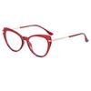 Gafas de sol con montura metálica, antiluz azul, con espejo plano, color caramelo, estilo ojo de gato, estilo vintage, montura completa, personalizadas en Europa y América.