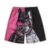 Pantalones de Playa para Hombre Secado Rápido Sueltos Dibujos Animados 3D Talla Grande Pantalones de Playa Ropa de Pareja Pantalones Cortos Estampados de Cinco Puntos Venta Directa de Fábrica