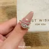 Anillo Abierto de Zirconia con Forma de Gota de Agua Brillante, Muy Llamativo y de Moda, para Mujer, Lujo Ligero, Nicho, Anillo de Dedo Índice de Gama Alta