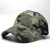 Gorra de béisbol para hombre primavera y otoño camuflaje militar gorra con visera estilo coreano moderna para exteriores casual sombrero para el sol sombrero para el sol