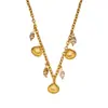 Taina Moda de Verano Transfronteriza Europea y Americana Collar de Concha Oceánica Nicho Gama Alta Playa Joyería de Acero Inoxidable Venta al por Mayor