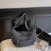 Bolso minimalista y elegante tipo dumpling, bolso tote de mezclilla nuevo, bolso cruzado casual, bolso de hombro versátil, bolsa de viaje