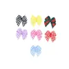 Lindo Lazo de Cuadros Envuelto en Alambre, Pinzas para el Cabello de Niños, Accesorios para el Cabello, Decoraciones para Vestidos, Accesorios para Bolsos, Accesorios para Lencería