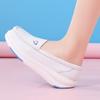 Zapatos de enfermera para mujer, suela suave, transpirables, para doctor, palomitas de maíz, suela gruesa, antideslizantes, primavera y verano, planos, zapatos médicos, cómodos, no cansan los pies