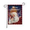 Bandeira de jardim de Natal transfronteiriça nova, layout de cena externa Greenwich, adereços, bandeira de jardim tema Greenwich