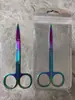 Venta Directa de Fábrica Tijeras de Belleza de Acero Inoxidable, Tijeras Alargadas, Tijeras para Recortar Cejas, Tijeras de Belleza Rectas, unas Tijeras para Cejas