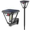 Lâmpada Solar 12 LEDs Lâmpada de Chama Lâmpada de Jardim Lâmpada de Iluminação Lâmpada de Gramado Externa Lâmpada Tocha Decoração Solar